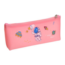 Пенал школьный Calligrata Космонавт, на молнии, 1 отделение, с рисунком, МИКС  фото 2