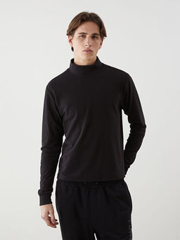 Dik Yaka Erkek Sweatshirt