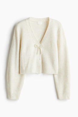 Cardigan en punto de canale con lazo - H&m фото 6