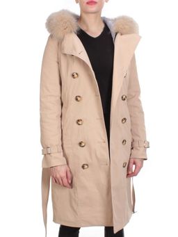 21002 DARK BEIGE Пальто зимнее женское MAILILUO (150 гр. холлофайбера) - Fashion фото 10