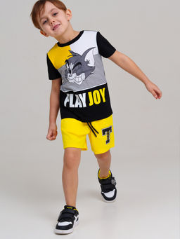 12532061 Комплект для мальчиков: фуфайка (футболка), шорты - Playtoday фото 3