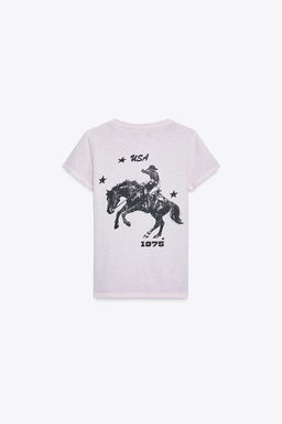 WASHED-EFFECT T-SHIRT - Zara фото 18