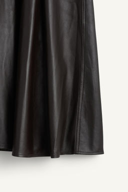 LTHR MD SKRT - Zara фото 8