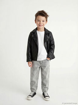 Beli Lastikli Erkek ?ocuk Jean Pantolon