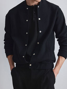 Regular Fit Dokulu Erkek Ceket