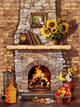 Очаг - гобеленовое панно - Гобеленглавснаб фото 3