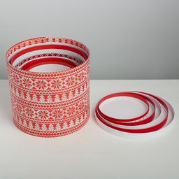 Набор подарочных коробок 5 в 1 Скандинавские узоры, 13 1419.5 22 см - Дарите счастье фото 23