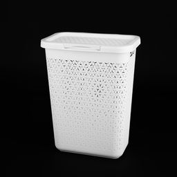 Корзина д/белья Элемент 30л узкая (белый) М9083 - Альтернатива фото 3