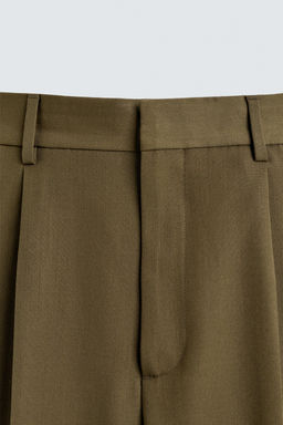 LIMITED EDITION SUIT TROUSERS WITH PLEATS - Zara фото 9