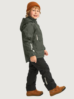 Костюм 7м0926 хаки/черный