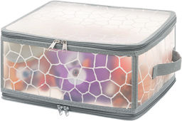 Кофр складной для хранения 30*28*15 см Соты на молнии, пластик