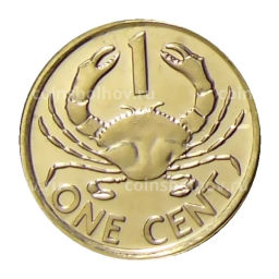 Монета 1 цент 2014 года Сейшельские Острова
