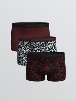 Standart Kal?p Pamuklu Esnek Erkek Boxer 3l?