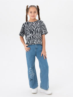 Футболка Зебра белый детская - София фото 2