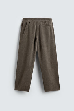 TEXTURED KNIT TROUSERS - Zara фото 8