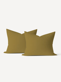 Комплект наволочек сатин гладкокрашенный - Хаки 50х70