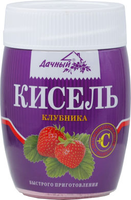 Вокруг света. Дачный кисель. Клубника 300 гр. пласт.банка