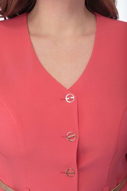 Костюм ANELLI 690 красный жакет/маки  фото 2