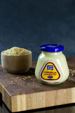 Горчица Дижонская UNI DAN 270г ст/б  фото 3