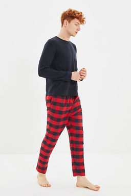 _ok Renkli Ekose Pijama Tak_m_ THMAW21PT0359