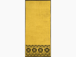 Полотенце махровое 6с102.411ж1 Расписные(т.желтый) 67х150см