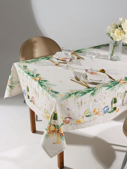 Скатерть на стол с салфетками «Этель» Spruce mood: скатерть 150×180 см ±3 см с ВГМО, салфетка 40×40 см - 8 шт.