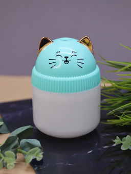 Настольный увлажнитель воздуха - ночник iLikeGift "Cat", green, (портативный, USB)