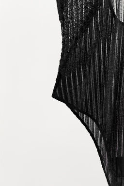 PLEATED LACE BODYSUIT - Zara фото 9