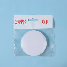 Зеркало складное, d=7.5 см, цвет белый