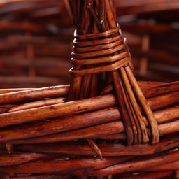 Корзина плетёная для хранения «Плейт», ива, коричневая, набор 3 шт.