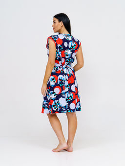 Халат женский, цвет синий