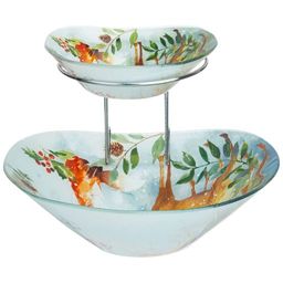 САЛАТНИК ДЛЯ СЕРВИРОВКИ ДВОЙНОЙ 15 И 25 СМ КОЛЛЕКЦИЯ ЗИМНЯЯ СКАЗКА - Lefard фото 4