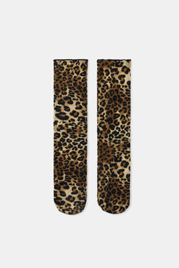 ANIMAL PRINT TIGHTS SOCKS - Zara фото 4