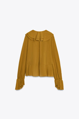 FLOWING RUFFLED TOP - Zara фото 7
