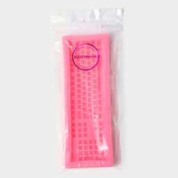 Молд Доляна Клавиатура, силикон, 14.5?4.5?1 см, розовый  фото 5