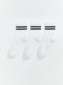 ?izgili Erkek ?ocuk Soket ?orap 3l?