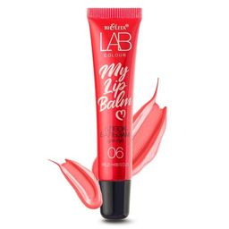 Белита ДК LAB Блеск-бальзам для губ My Lipbalm 06 Wild Hibiscus масло абрикоса и кокосв, 15 мл.