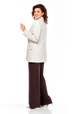 Костюм Olga Style С952 серый,коричневый