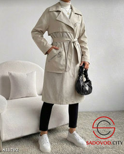 Тренч женский длинный весенний