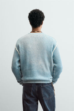 JERSEY REVERSIBLE RELAXED FIT / Azul claro - Zara фото 3