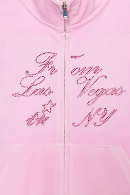 VELVET JACKET WITH TEXT - Zara фото 7