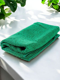 Тряпка для пола из микрофибры М-02F-ХL, цвет-зеленый , р-р 70*80см (310237)