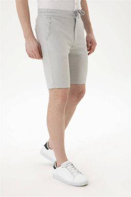 Мужские серые тканые шорты - U.s. polo assn фото 2