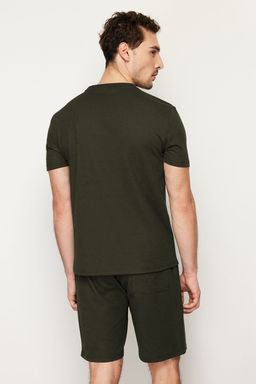 TRENDYOL MAN Mavi Regular Fit Waffle Sortlu Pijama Tak?m? TMNSS23PT00032 - Trendyolmilla фото 73
