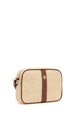 U. S. Polo Assn / Женская бежевая сумка через плечо - U.s. polo assn фото 2