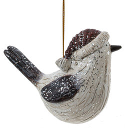 Украшение новогоднее "Птичка", L9 W5 H7,5 см, 2в.