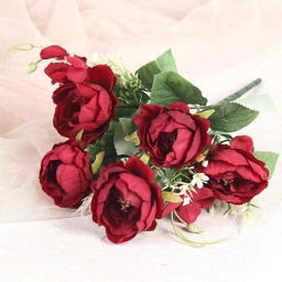 Цветок искусственный 30 см / W394130 /уп 800/ (Оранжевый) - Галеонтрейд фото 3