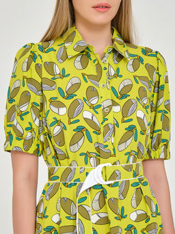 Платье ярусное из вискозы