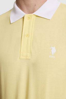 Erkek AГДk SarД Regular Fit Polo Yaka TiЕГrt - U.s. polo assn фото 6