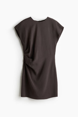 Minivestido con pliegues